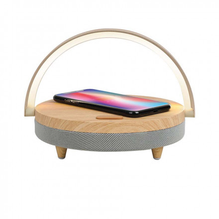ENCEINTE LED PERSONNALISÉE CHARGEUR INDUCTION 5W LIVOO® 'DANNY'