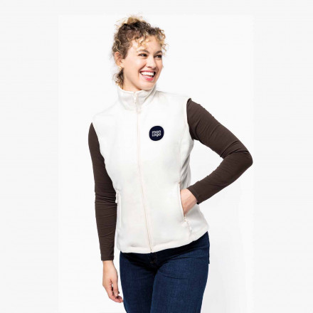 POLAIRE PERSONNALISABLE BODYWARMER FEMME 'KARIPOL BW'