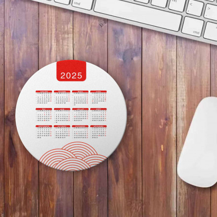 TAPIS DE SOURIS ROND PERSONNALISABLE 'PADY DATE'