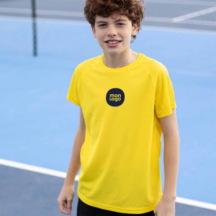 T SHIRT SPORT ENFANT PERSONNALISABLE 'TAGODA' 135G/M2