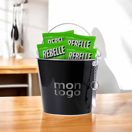 SEAU A BONBONS PERSONNALISE 6L 'CANDYBAR'