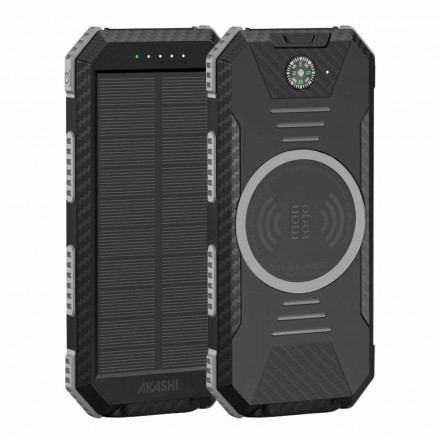 BATTERIE SOLAIRE PERSONNALISABLE 10000 MAH 'SULE'