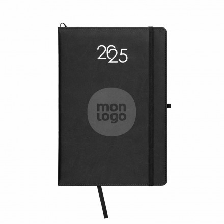 AGENDA SEMAINIER PERSONNALISABLE PU RECYCLE 'GRAND LUGGI' 