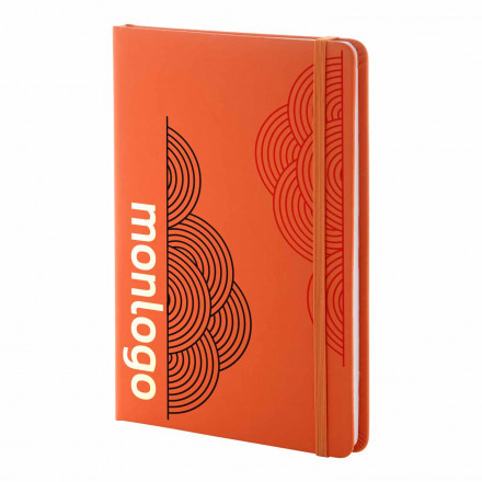 CARNET A5 PU RECYCLE NON LIGNE PERSONNALISABLE 'LUGGATE'