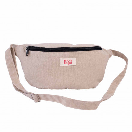 BANANE PERSONNALISABLE MIE EN COTON RECYCLE 'LOR'