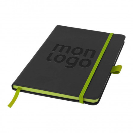 CARNET A5 PERSONNALISABLE EN PU 'LEVENTO COLOR'