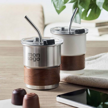 MUG A MATE ACIER RECYCLE PERSONNALISABLE 'COFCIA'