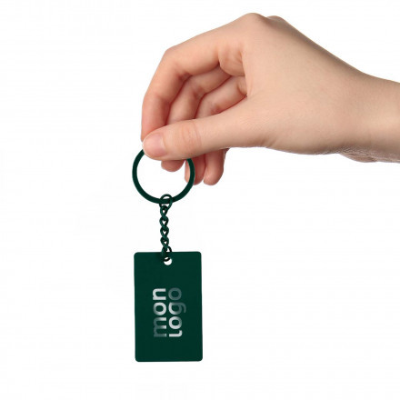 PORTE CLE COLORE EN ACIER PERSONNALISABLE 'SHANE'