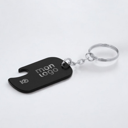 PORTE CLE ALU RECYCLE PERSONNALISABLE 'PLAKI DECAPS'