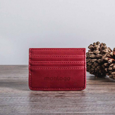 PORTE CARTES ANTI RFID EN PU PERSONNALISABLE 'ATIKO'