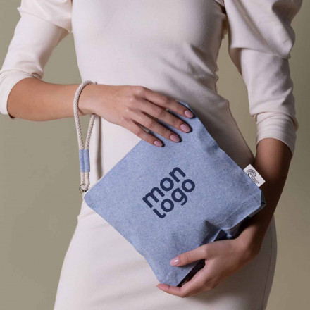 TROUSSE EN COTON RECYCLE PERSONNALISABLE 'DAYAS MAXI'