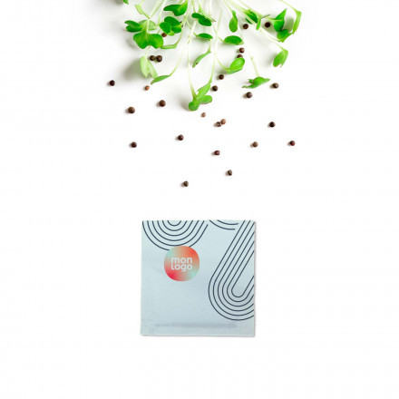 SACHET DE GRAINES PERSONNALISABLE ZERO PLASTIQUE 'RECOLTI'