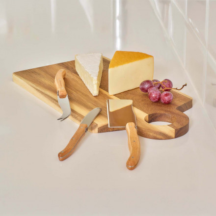 SET DE 3 COUTEAUX A FROMAGE PERSONNALISABLE 'TOMME'