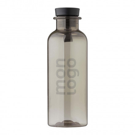 BOUTEILLE PERSONNALISEE 500 ML EN RPET ET BAMBOU 'POWI'