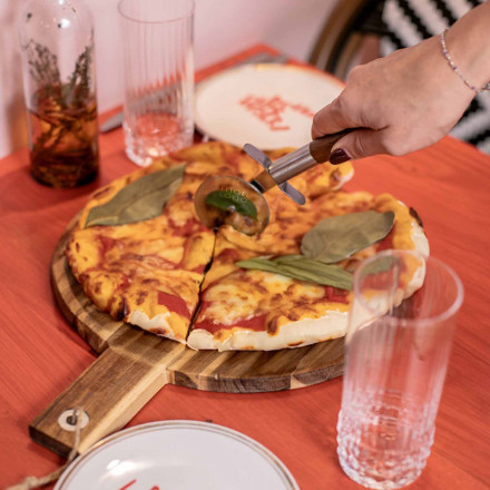 SET A PIZZA PERSONNALISABLE LIVOO® 'RODYO ACACIA'