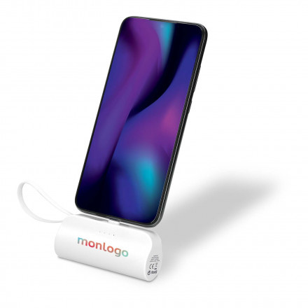 POWERBANK PERSONNALISABLE COMPACT 5000 MAH 'GUMA'