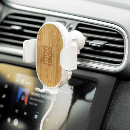 SUPPORT VOITURE INDUCTION 15W PERSONNALISABLE 'TRASLOCO'