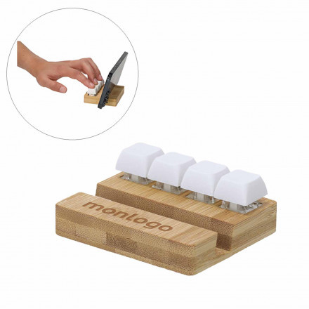 SUPPORT TELEPHONE ANTI STRESS PERSONNALISABLE 'TOUTCHA'
