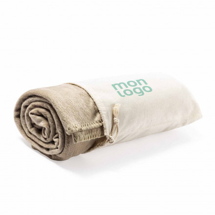 PLAID POLAIRE RPET PERSONNALISABLE 'BLYVLY' 200GR/M²