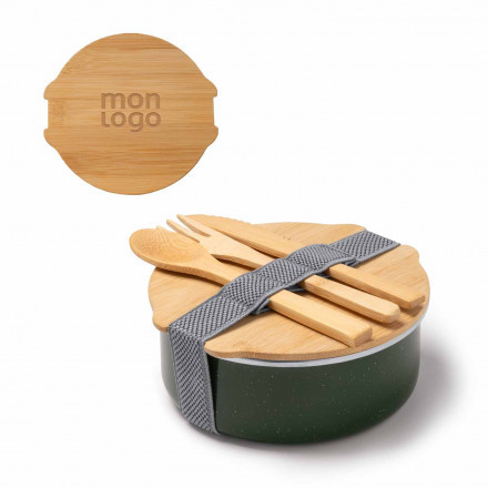 LUNCH BOX RETRO CERAMIQUE 750ML PERSONNALISEE 'GAMIEL'