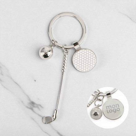 PORTE CLES PERSONNALISE 'METAGOLF'