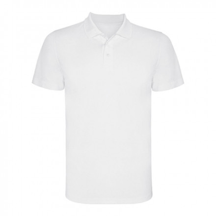 POLO PERSONNALISÉ HOMME BLANC 'MONZHA' - blanc