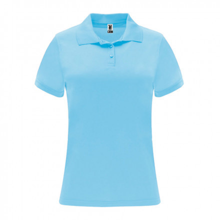 POLO PERSONNALISÉ FEMME 'MONZHA' - bleu ciel
