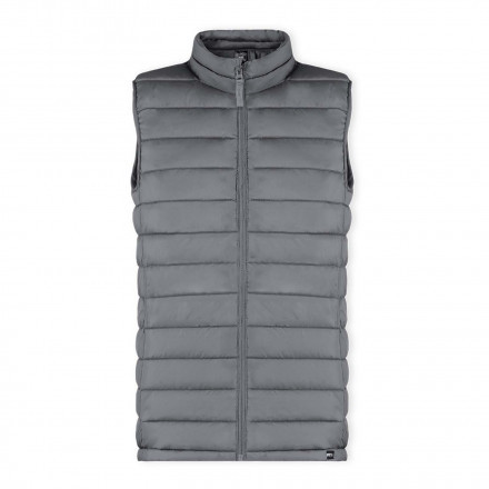 DOUDOUNE SANS MANCHES PERSONNALISABLE 'SANBEL BW RPET' - gris