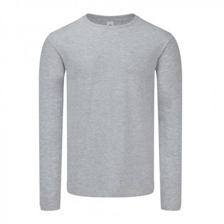 TEE-SHIRT PERSONNALISÉ MANCHES LONGUES 'ICONIC 150 T ML' - gris