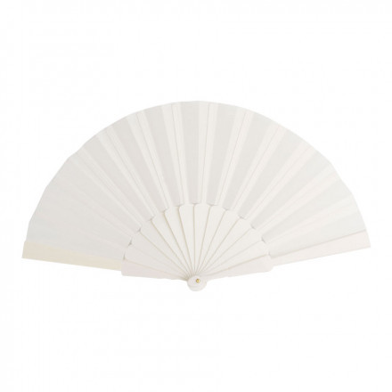 EVENTAIL PUBLICITAIRE PLIABLE 'FANNY' - blanc