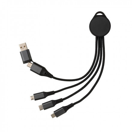 CABLE MULTIFONCTIONS PERSONNALISABLE 'ONTARIO COURT ALU RCS' - noir