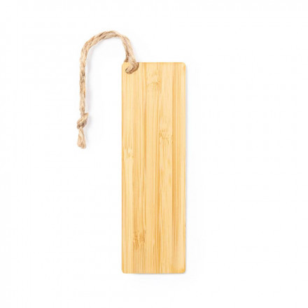 MARQUE-PAGES PUBLICITAIRE EN BAMBOU 'LUNAN' - bois