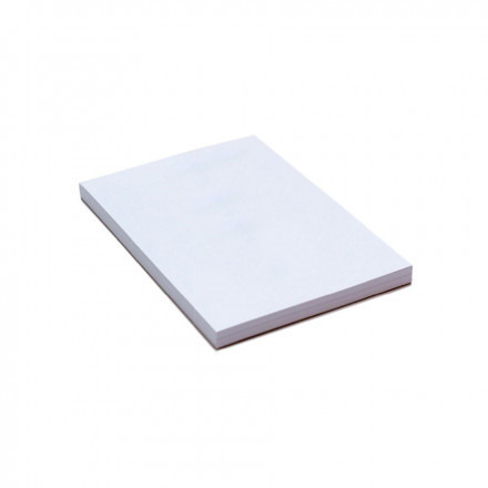 BLOC-NOTES PERSONALISABLE ENCOLLE A7 'GELLI' - blanc