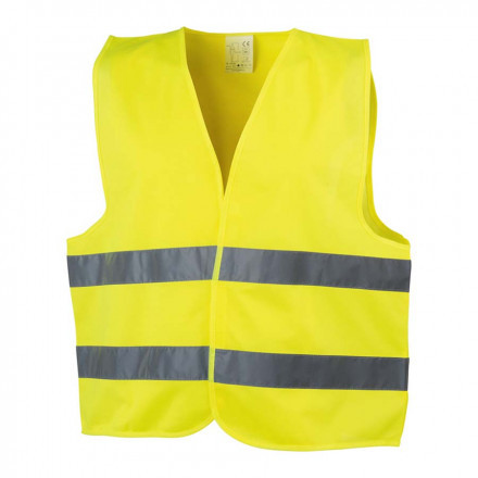 GILET DE SECURITE PERSONNALISABLE ADULTE 'FLUOSECU' - jaune fluo