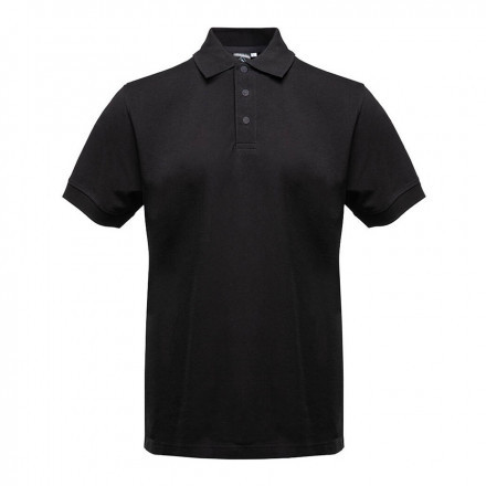 POLO PUBLICITAIRE HOMME BLACK MATCH 'SPIRIT' - black/black