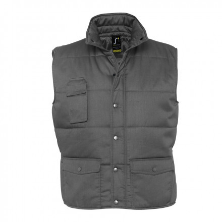 BODYWARMER PERSONNALISABLE MIXTE MULTIPOCHES 'EQUINOX PRO' - gris foncé