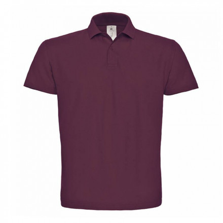 POLO PERSONNALISABLE HOMME B&C 'ADIMO' - rouge lie de vin