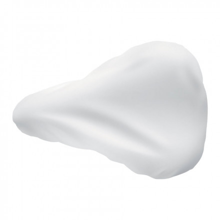 COUVRE-SELLE PUBLICITAIRE POUR VELO 'BYPRO' - blanc