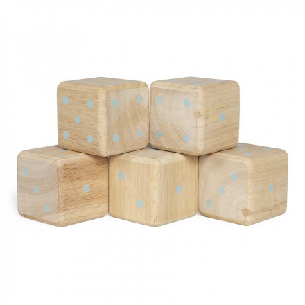 JEU DE DES PUBLICITAIRE 'POULTIO' - bois