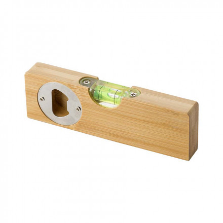 NIVEAU A BULLE DECAPSULEUR PERSONNALISE EN BAMBOU 'SPIRAN' - bambou