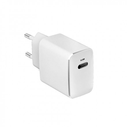 CHARGEUR SECTEUR USB PERSONNALISABLE 'RAPITA' - blanc