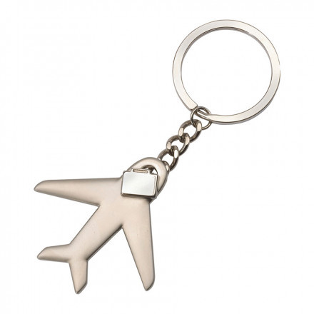 PORTE-CLES PERSONNALISABLE 'METALO' - avion