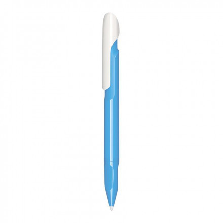 STYLO PUBLICITAIRE SENATOR® 'EVOXX DUO POLISHED' - bleu clair