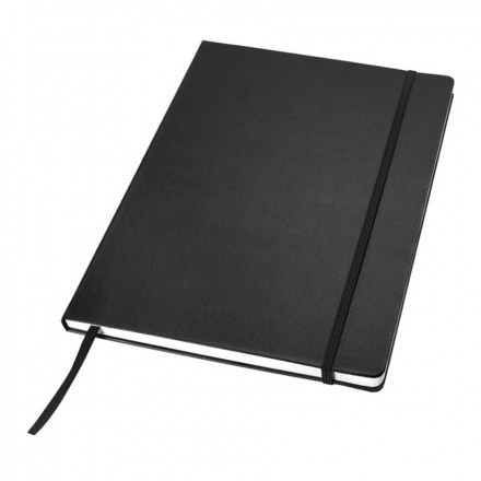 CARNET A4 PUBLICITAIRE 'BOOKI' 4J - noir