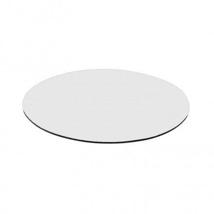 TAPIS DE SOURIS PERSONNALISABLE ROND 'SULIM' - blanc