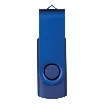 CLE USB PUBLICITAIRE 'TWISTER COLOR' 4 GO  - bleu foncé