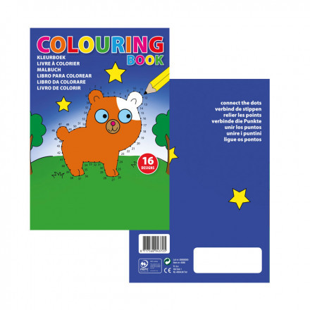 CAHIERS DE COLORIAGE POINTS A RELIER A4 OU A5 'JULIE' - carnet
