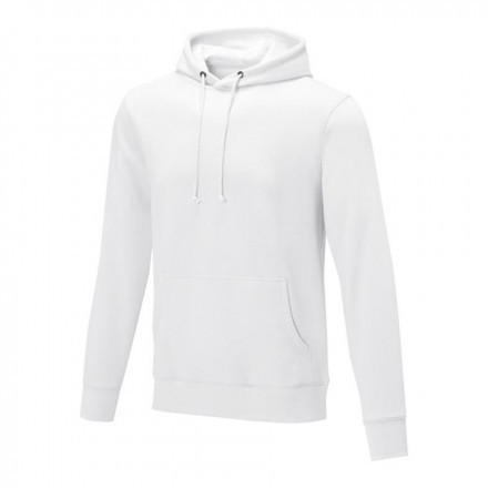 SWEAT-SHIRT A CAPUCHE HOMME PUBLICITAIRE 'ZERIA' - blanc
