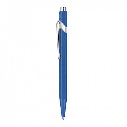 STYLO BILLE PUBLICITAIRE CARAN DACHE 'COLORMAT-X' - bleu
