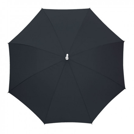 PARAPLUIE PUBLICITAIRE MANCHE DROIT A OUVERTURE AUTOMATIQUE 'HAMILTON' - noir